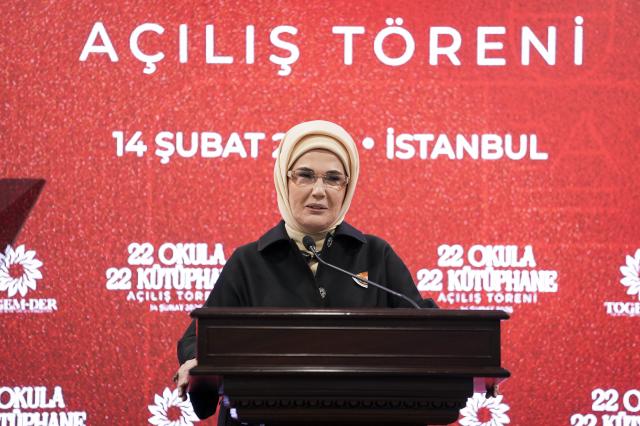 Emine Erdoğan: Kütüphane okulların can damarıdır