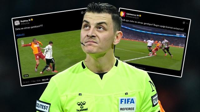 Beşiktaş paylaştı, Galatasaray'dan cevap geldi. Derbi oynanırken tansiyon fırladı