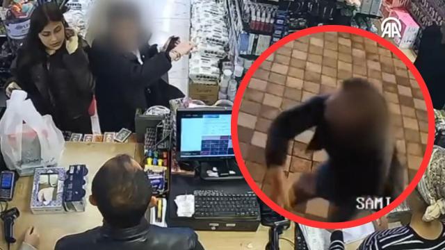 Kocasına şikayet etti: Öfkeli adam esnafın camları kırdı