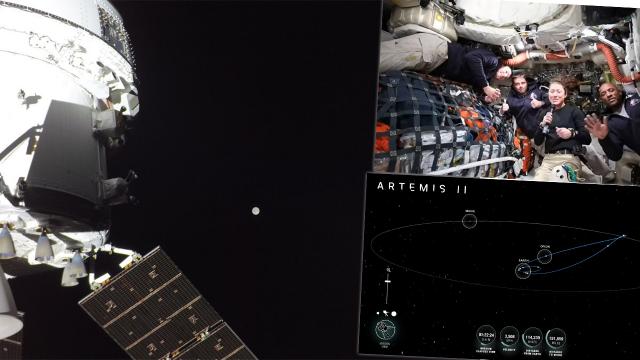 Ay yolculuğundan canlı yayın: Yolun yarısı tamamlandı