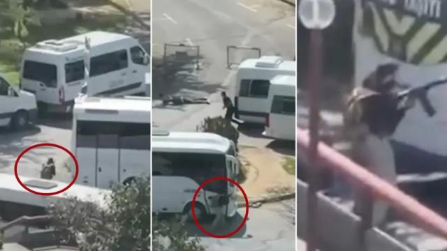 İsrail Konsolosluğu önündeki saldırıda yeni ayrıntılar. Teröristlerin keşif görüntüleri ortaya çıktı