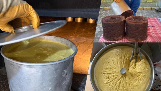 Araklı'dan başlayarak Trabzon geneline yayıldı. Bu mısır ekmeği teneke kovada pişiyor