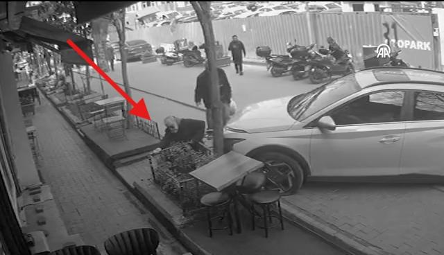 Otomobil kontrolden çıkarak yayaya çarptı