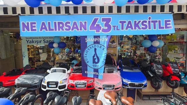 Kütahya'da 24 yıl sonra gelen şampiyonluk coşkusu. 