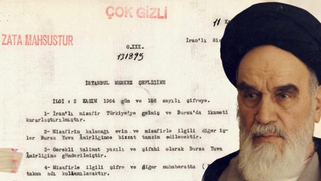 MİT, Humeyni'nin Türkiye'de yaşadığı belgeyi paylaştı. 