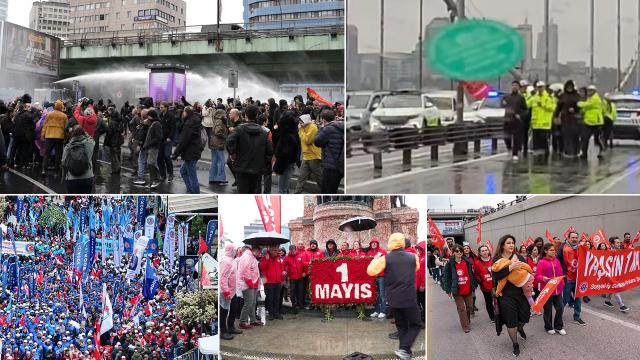 1 Mayıs meydanlarda kutlandı: Taksim kapatıldı, 15 Temmuz Şehitler Köprüsü'nde polis müdahalesi