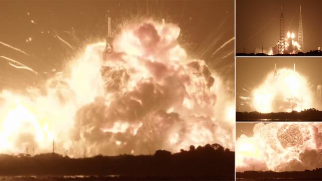 Blue Origin roketi fırlatma rampasında patladı