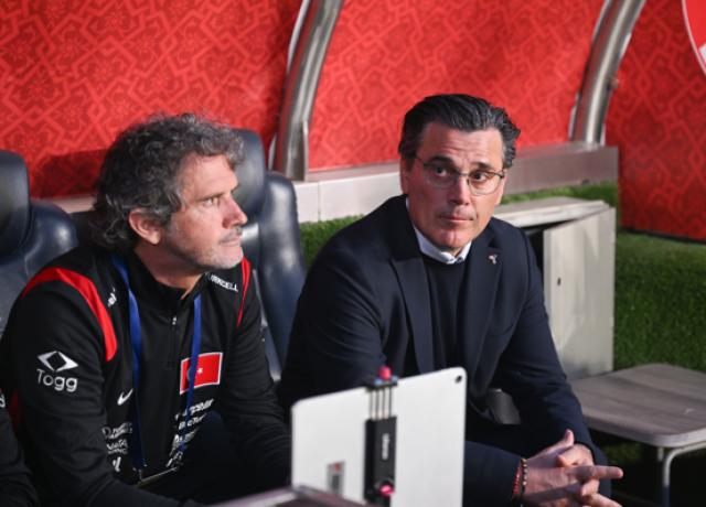 Montella’nın dikkat çeken görüntüsü. 