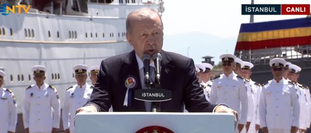 Türkiye tarihinde bir ilk | Cumhurbaşkanı Erdoğan: NATO ve AB üyesi bir ülkeye savaş gemisi ihracı gerçekleşmiştir