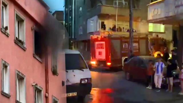 İstanbul'da dehşet: Havalandırma boşluğundan girdi, eşinin evini ateşe verdi