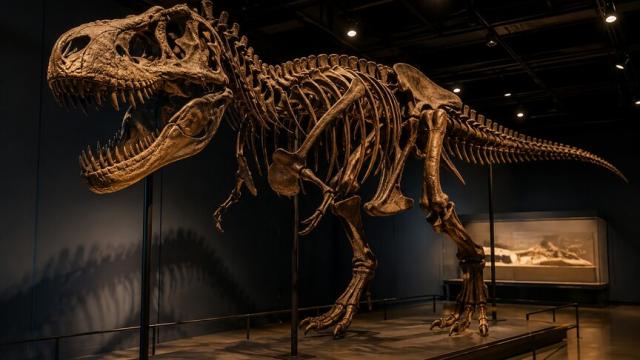 ABD'deki müzayedede T-rex iskeleti 50,1 milyon dolara satılarak rekor kırdı