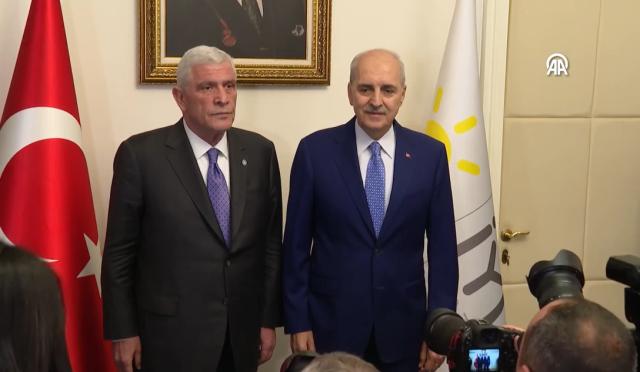 TBMM Başkanı Kurtulmuş'un süreç yasası turu sürüyor. Bugünkü ilk ziyaret İYİ Parti'ye