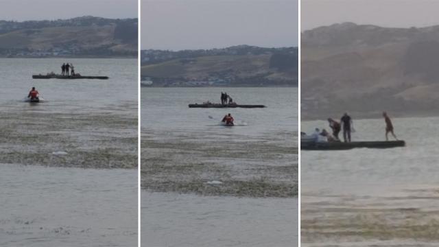 Fırtınada korku dolu an. Balıkçıları izindeki itfaiye amiri kurtardı