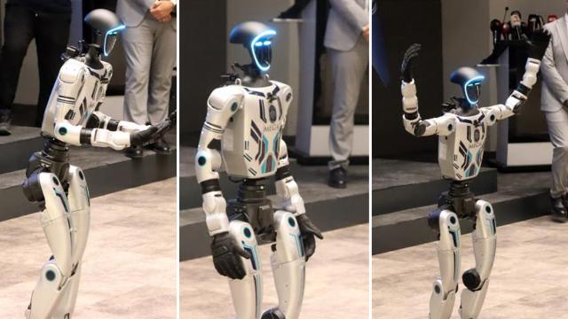 Bir aydır eğitiliyordu, insan görünümlü robot belediyede işe başladı