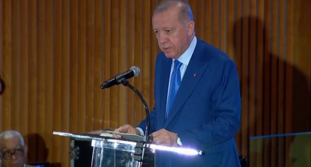 Cumhurbaşkanı Erdoğan'dan iklim mesajı.